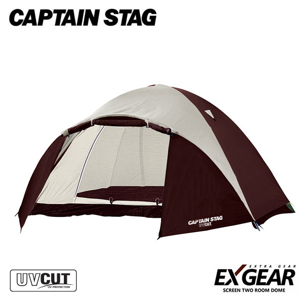 未使用】CAPTAIN STAG TWO ROOM DOME-