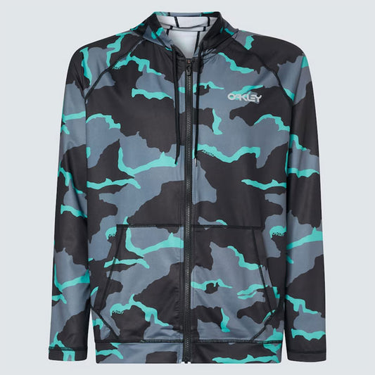 RASH HOODY 23.0 FOA405174 B1b Camo Black/Mint/Gray Lサイズ