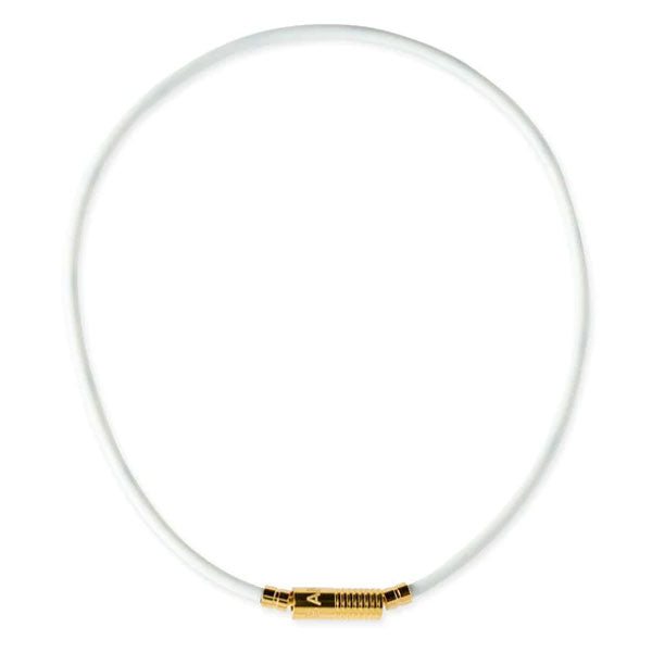 Healthcare necklace Neutral (white×gold) 52cm