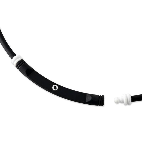 Healthcare Bold Necklace Lite Sports Black×White / 52cm