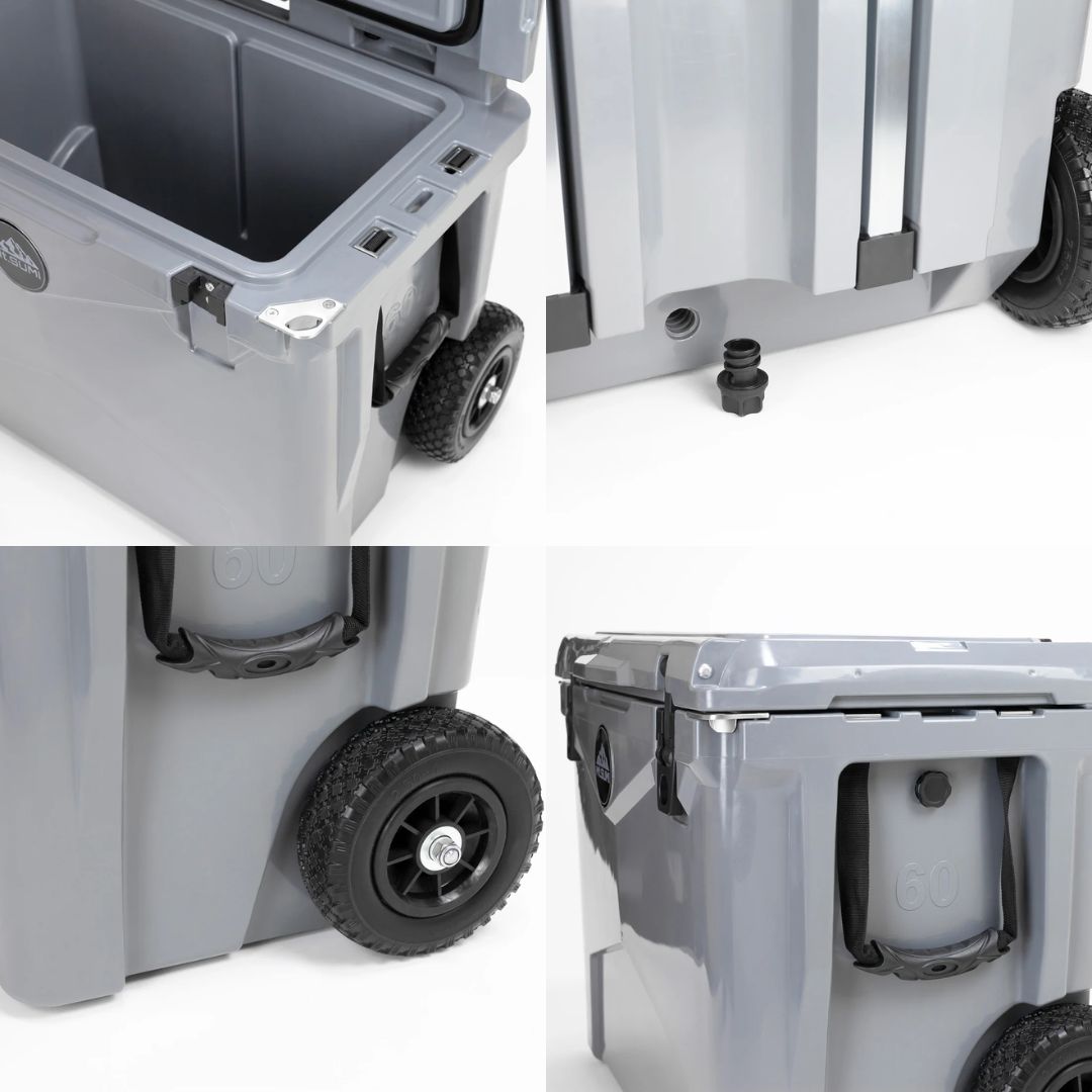 ICE ROCK COOLER 60QT ROLLER ／ アイスロッククーラー 60QT ローラー OC2107IC-60R