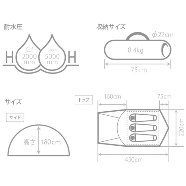 ザ・ワンタッチテントM T3-673-KH – フィッシングマックス WEBSHOP