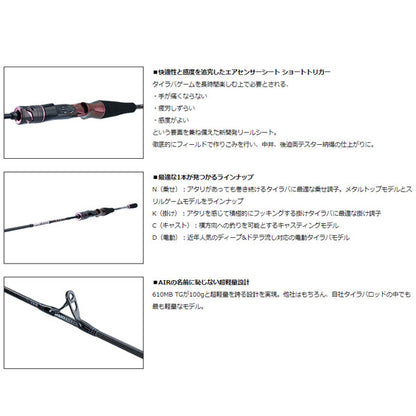 紅牙AIR TYPE-K 65HB-METAL・N ※数量限定特価品（特価のため保証書無）