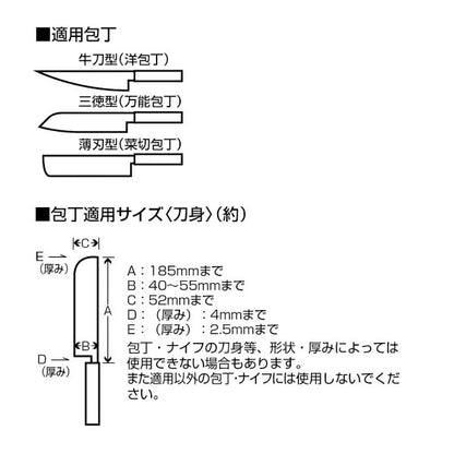 安全包丁サヤ （レッド） UH-4704