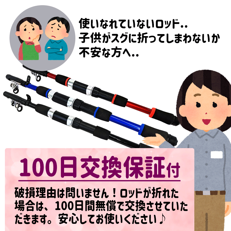 キッズパーフェクトセット 165（餌付サビキ釣りセット＋ロッド100日間