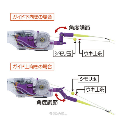 攻棚ワカサギモータードライブEC ICE アイスグレープ