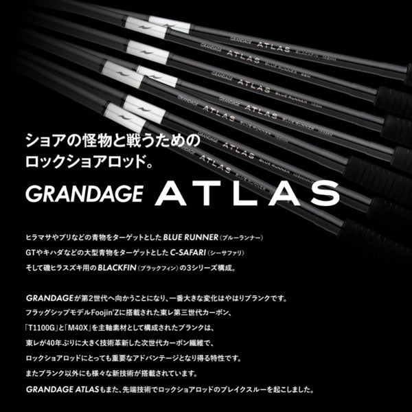 アピア（APIA）GRANDAGE ATLAS BLACKFIN 102HH