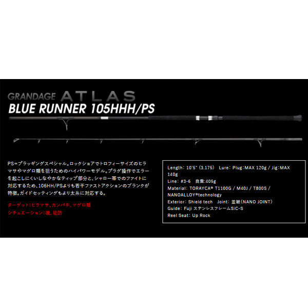アピア（APIA）GRANDAGE ATLAS BLUE RUNNER – フィッシングマックス