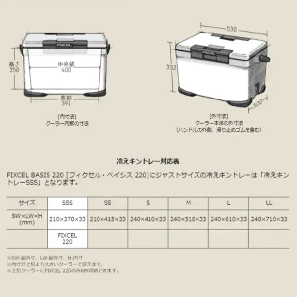 22 フィクセル ベイシス 22L NF-322V ベージュ